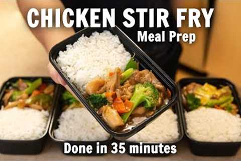 Meal Prep Chicken &amp; Veggie Stir Fry | BETTER THAN TAKEOUT