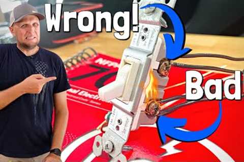 The BIGGEST Mistakes DIYers Don't Know They Are Making When Wiring Light Switches | How To