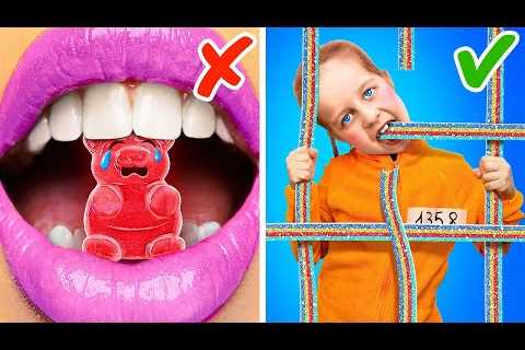MOM SNEAKS CANDIES INTO JAIL! 🍬🔒 *Genius Parenting Hacks &amp; Funny Pregnancy Situations*