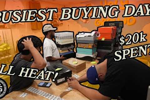 Dropping $20,000 to buy EVERY SNEAKER that comes through the shop in a day?!