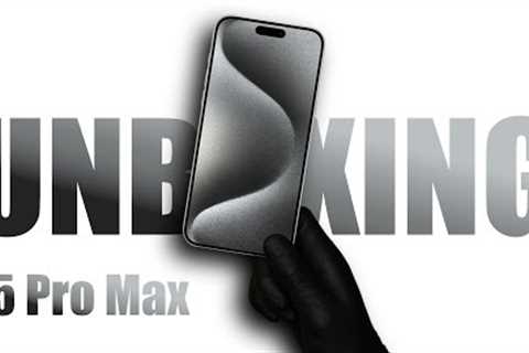 Apple iPhone 15 Pro Max White - ASMR Unboxing