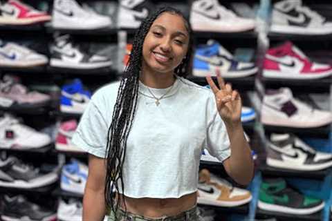 JuJu Watkins Goes Shopping For Sneakers With CoolKicks