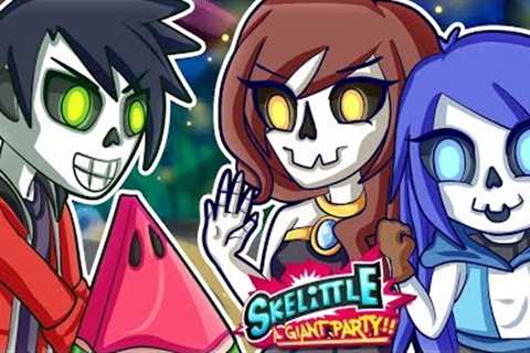 WE CAN'T STOP LAUGHING! Crazy party games in Skelittle!