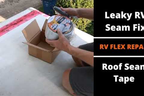 Ziollo RV Flex Repair Roof Tape - Leak Repair Video