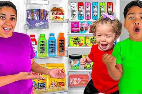 SURPRISING OUR KIDS WITH UNLIMITED FOOD FOR OUR NEW HOME! *grocery shopping*