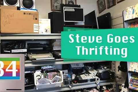 Steve Goes Thrifting #1: Electronics, Laserdiscs, and Computers, Oh My!