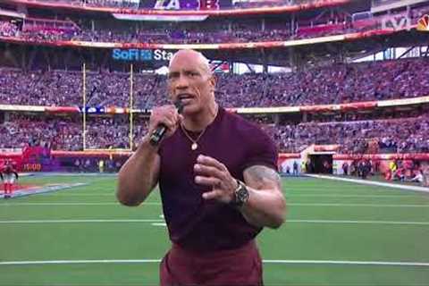 The Rock Sings FACE OFF at the Super Bowl