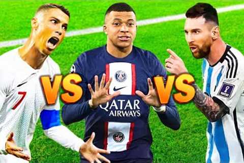 Comparison: Cristiano Ronaldo vs Kylian Mbappé vs Lionel Messi
