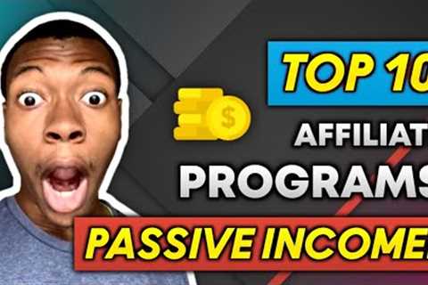 10 Best Affiliate Programs For Making Recurring Passive Income | Affiliate Marketing For Beginners