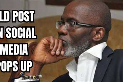 Gabby Otchere Darko's old post on social media comes back to HAUNT him