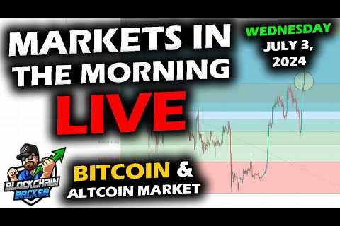MARKETS in the MORNING, 7/3/2024, Bitcoin $60,200, HOLIDAY, Altcoins Range, DXY 105, Gold $2,355