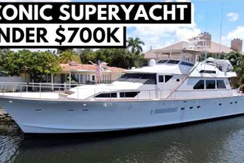1984 PALMER JOHNSON 84' CLASSIC SUPERYACHT TOUR / Perfect Loop Liveaboard Yacht?