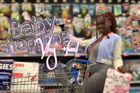 FIRST TIME BABY SHOPPING 🎀 HUGEE HAUL + target registry bag