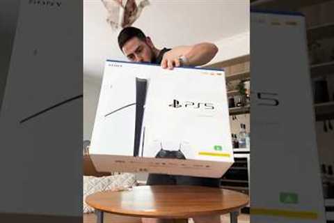 Unboxing PS5 Slim from Santa