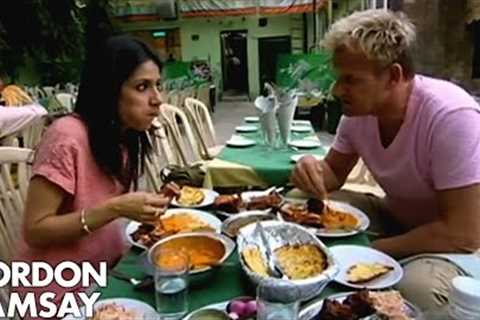 Gordon Ramsay Tries Indian Food In Delhi