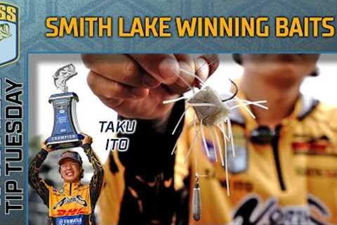 Taku Ito's winning baits from Smith Lake Bassmaster Elite Series event
