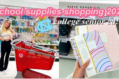 BACK TO SCHOOL SUPPLIES SHOPPING VLOG 2022 *college ed! UNC chapel hill* | Isabella LoRe