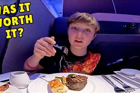 $30,000 BUSINESS CLASS with KIDS | 24 Hours in the WORLD'S BEST BUSINESS CLASS: Qatar Airways Qsuite