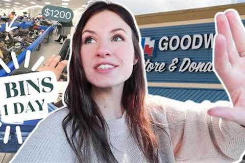 Thrift With Me at *ALL 5* Goodwill Outlet (Bins) Stores in Houston, TX in ONE DAY!