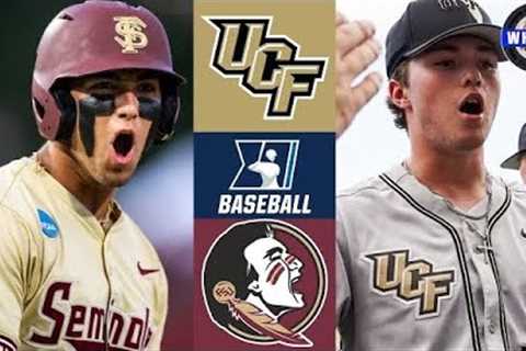UCF vs #8 Florida State | Regional Final | 2024 College Baseball Highlights