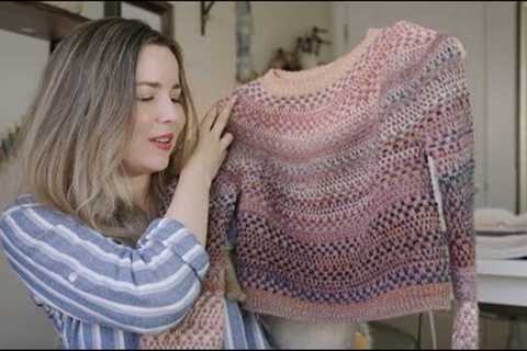 Hundred Acre Wool Knitting Podcast Ep. 61 - My Completed Handspun Shifty + New Knitwear Designs