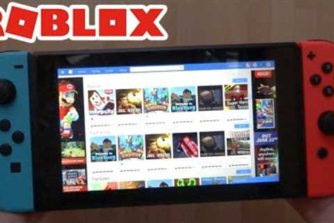 ROBLOX Website On The Nintendo Switch! (Simple Tutorial)