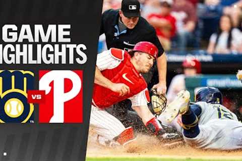 Brewers vs. Phillies Game Highlights (6/3/24) | MLB Highlights