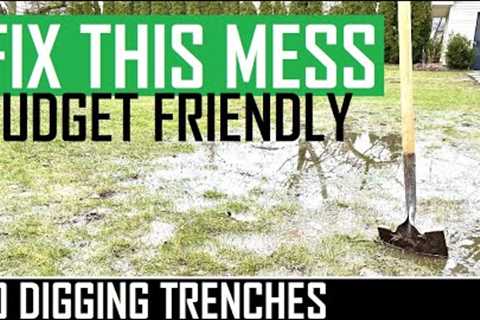 Standing Water in Lawn Flooding. How to remove standing water in yard from heavy rain and floods