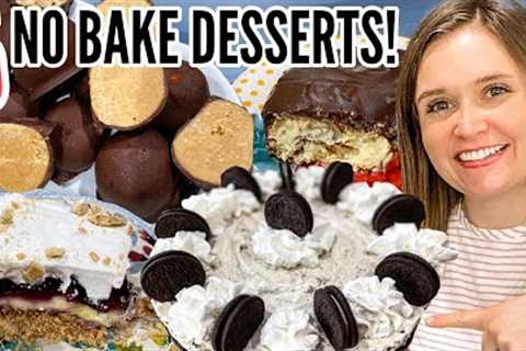 5 NO-BAKE DESSERTS | Incredibly EASY No-Bake Dessert Recipes | Julia Pacheco