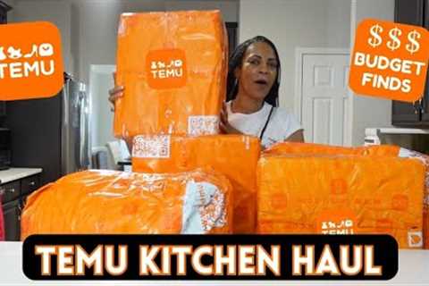 Best Temu Kitchen Haul!  Best Budget Finds to Upgrade your Kitchen!  TEMU UNboxing &amp; Full..