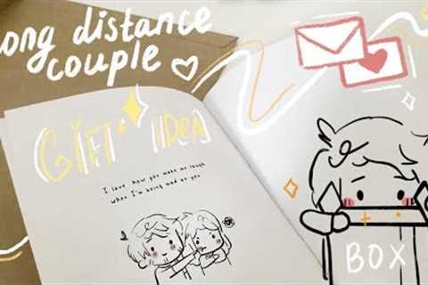 LONG DISTANCE RELATIONSHIP GIFT IDEAS | Making an anniversary gift for my LDR boyfriend  ❤️