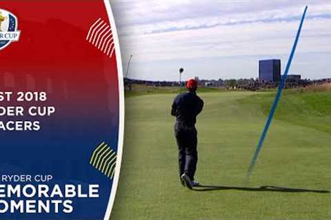 Tiger Woods' AMAZING Shot Tracer | Best 2018 Ryder Cup Shot Tracers