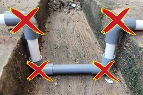 Save Cost 99%! The Plumber's Secret to Connecting Water Pipes Without Buying Elbows - plumber secret