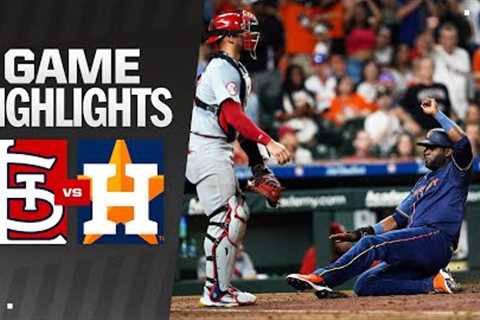 Cardinals vs. Astros Game Highlights (6/3/24) | MLB Highlights