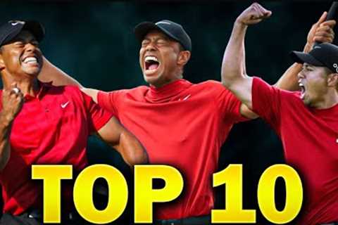 TIGER WOODS' Top 10 Moments!!!