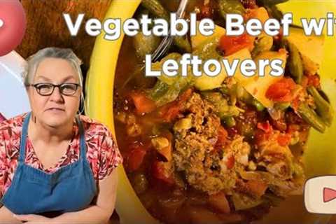 Here's nan with a new recipe😋 of making Vegetable Beef with Leftovers.