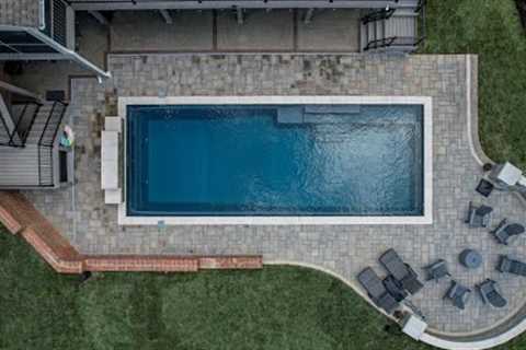 Installing a fiberglass pool and paver patio from start to finish (Derby City Pools)