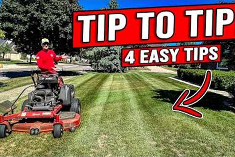How To Get Perfect Lawn Stripes GUARANTEED! [How To Tutorial]