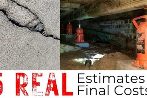 $1,000, $45,000 or MORE?!?! How MUCH Do Foundation Repairs COST?