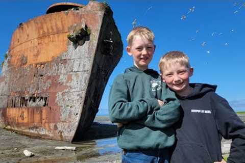 Exploring WWII Shipwrecks &amp; Abandoned Military Base in Alaska (3 Days Camping, Fishing &amp;..