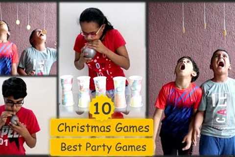 10 Christmas Party Games | Indoor games | Party Games for Kids | Kids Party Games | New Year Games