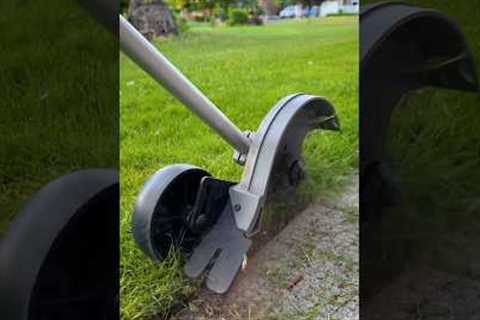 The Best Way To Get Perfect Lawn Edging - Use The Milwaukee Edging Tool!