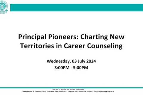 Principal Pioneers: Charting New Territories in Career Counseling for CBSE High Schools