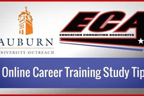 5 Online Career Training Study Tips