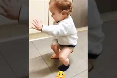 cute baby dance💃🕺funny baby laughing ||| funniest baby video