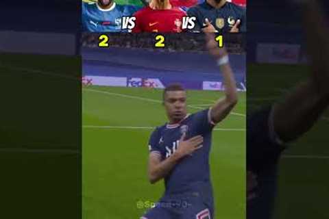 Neymar VS Ronaldo VS Mbappe Copied Celebrations 😎