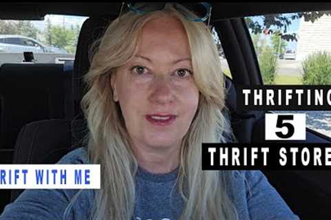 I Hit 1 Goodwill Store &amp; 4 Thrift Shops in 2 Hours to Get the Best Thrift Haul Yet!..