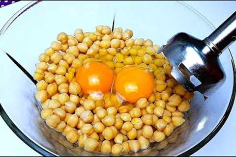 Chickpeas and eggs are better than meat! Protein-rich, simple and delicious recipe!
