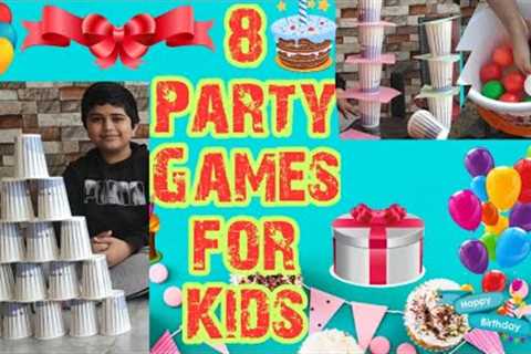 8 BIRTHDAY PARTY GAMES FOR KIDS||BALL AND CUP GAMES||FUN AND EASY GAMES||KITTY PARTY GAMES