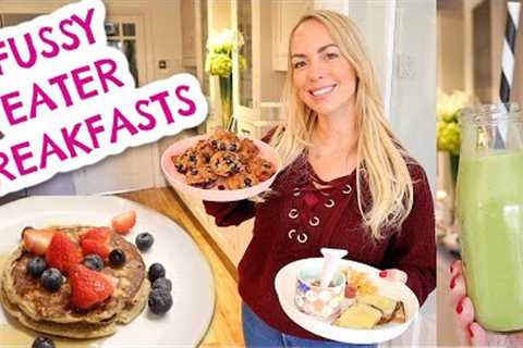 FUSSY EATER BREAKFAST IDEAS! 10 HEALTHY BREAKFASTS KIDS LOVE  | Emily Norris
